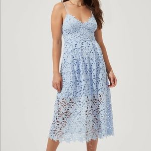 ASTR The Label Periwinkle Lace Dress - XL